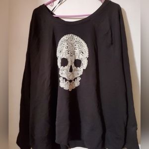 NWT Halloween Skull Sweatshirt 3x